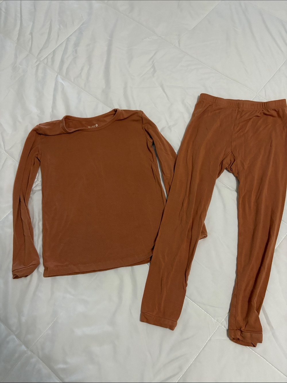 Kyte BABY Rust Long Sleeve Pajama Set